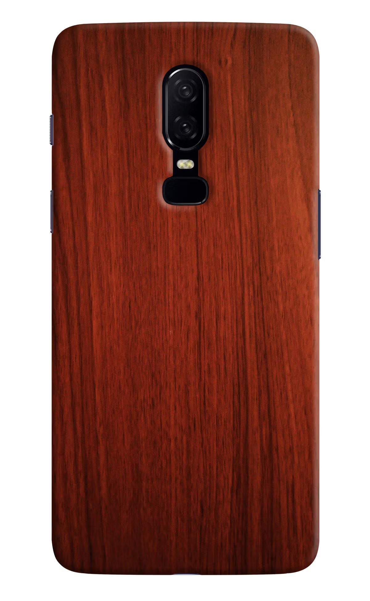 Wooden Plain Pattern Oneplus 6 Hard Case Back Cover by Casekaro