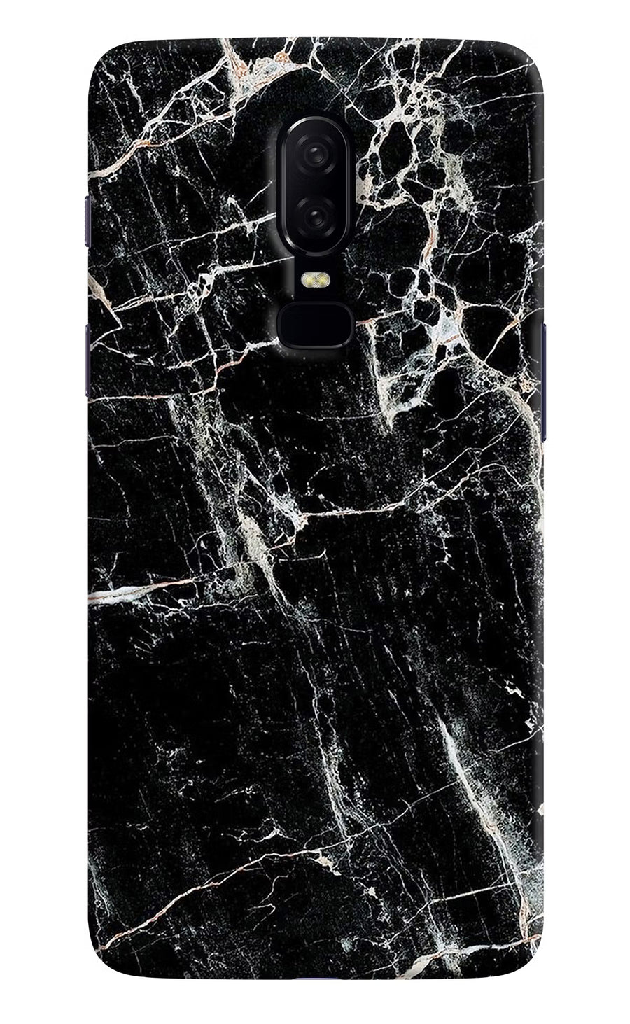 Black Marble Texture Oneplus 6 Back Cover, Hard case
