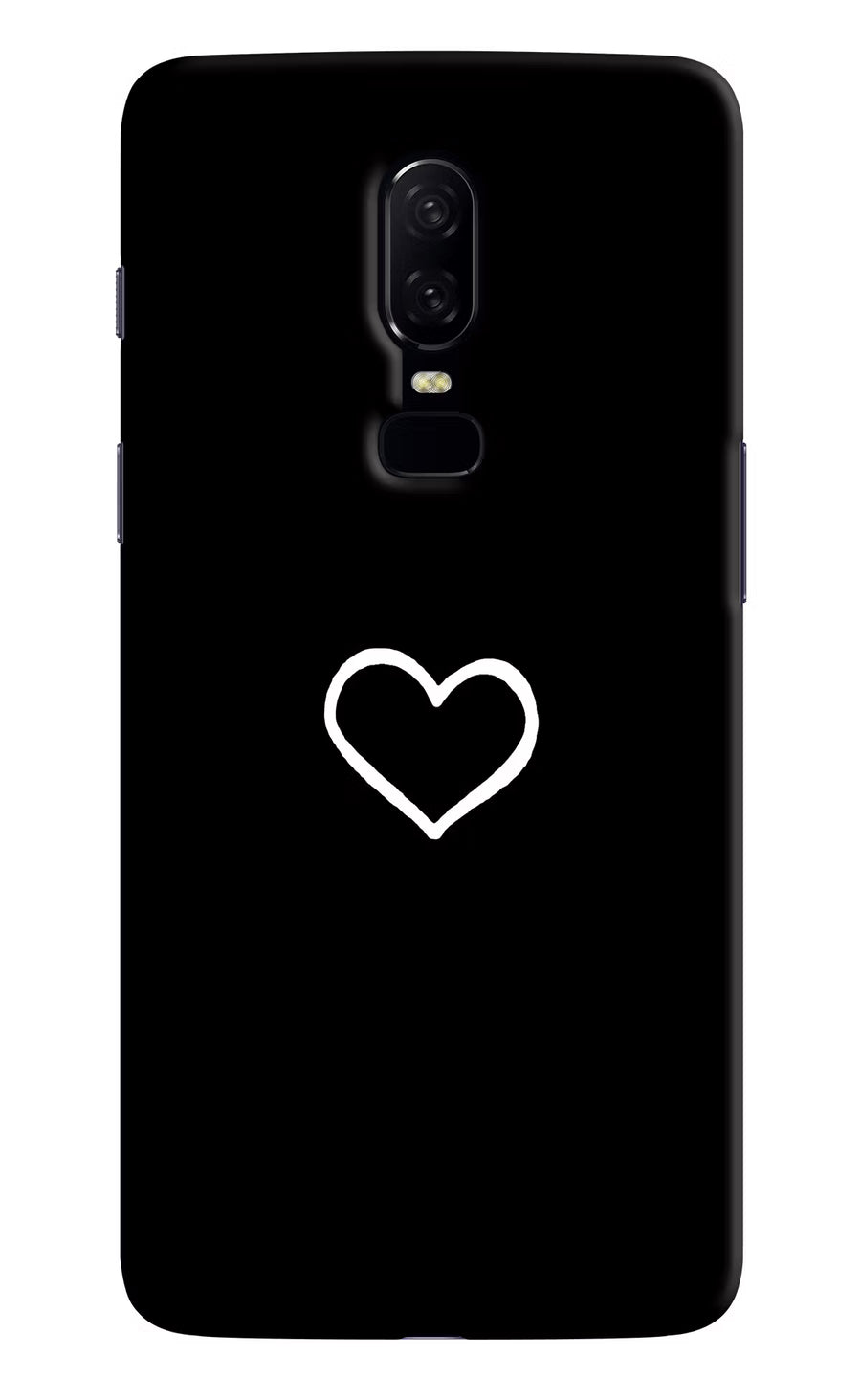 Heart Oneplus 6 Back Cover, Hard case