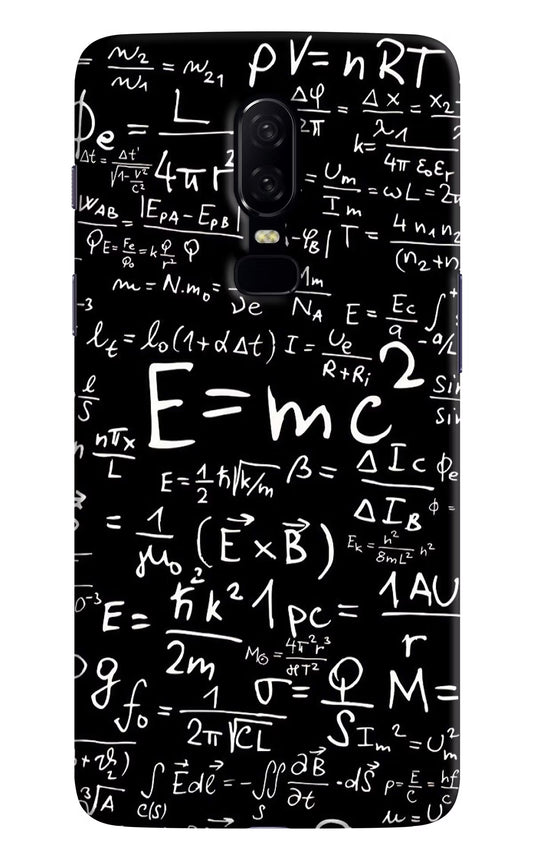 Physics Formula Oneplus 6 Hard Case Back Cover by Casekaro