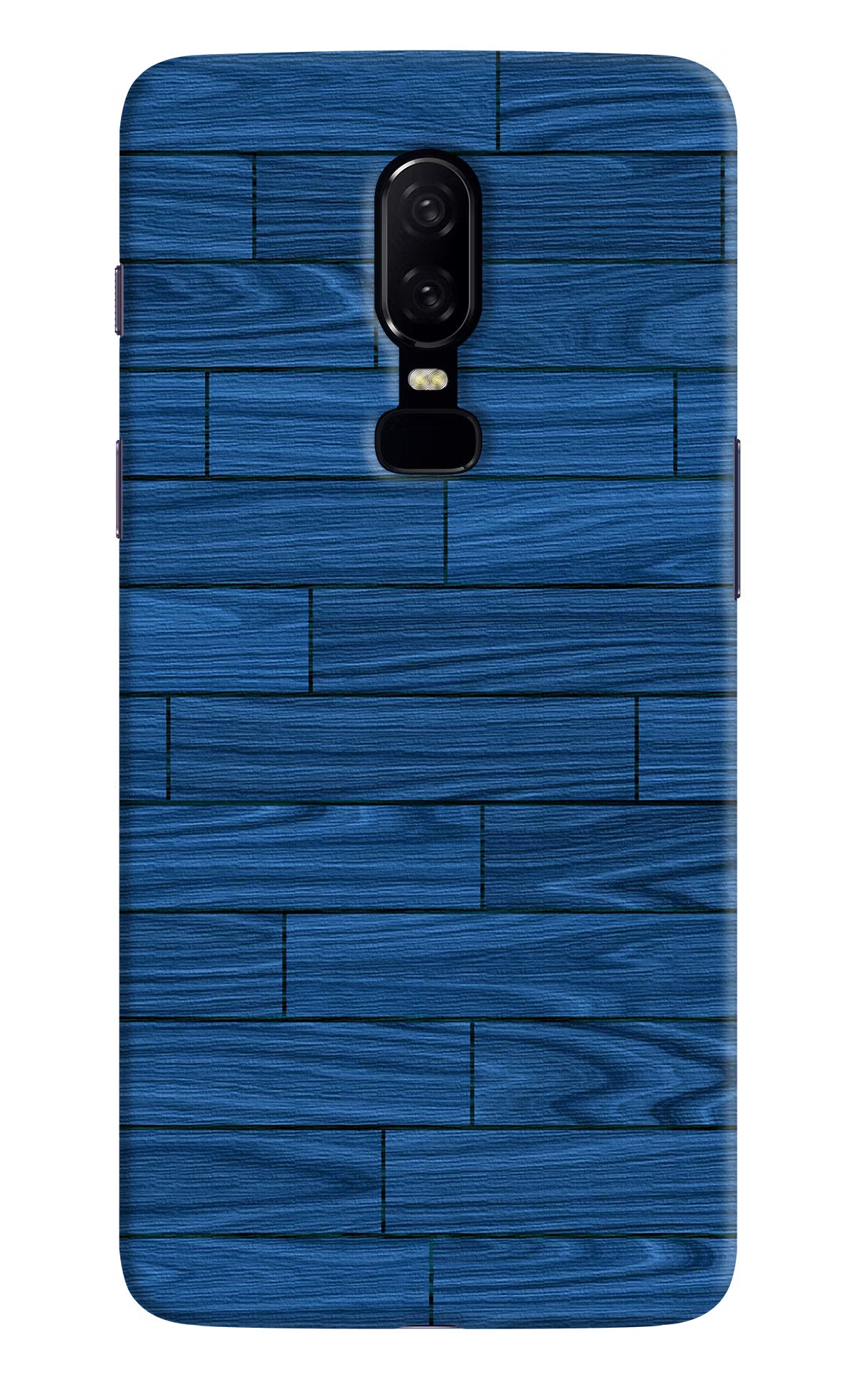 Wooden Texture Oneplus 6 Hard Case Back Cover by Casekaro