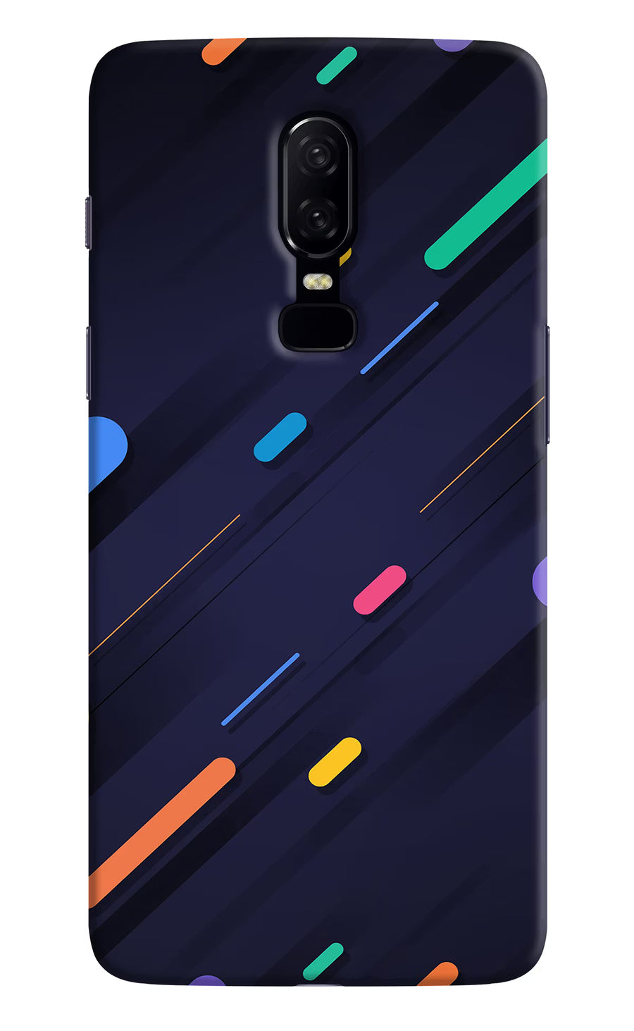 Abstract Design Oneplus 6 Back Cover, Hard case