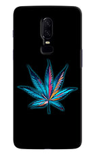 Weed Oneplus 6 Hard Case Back Cover by Casekaro