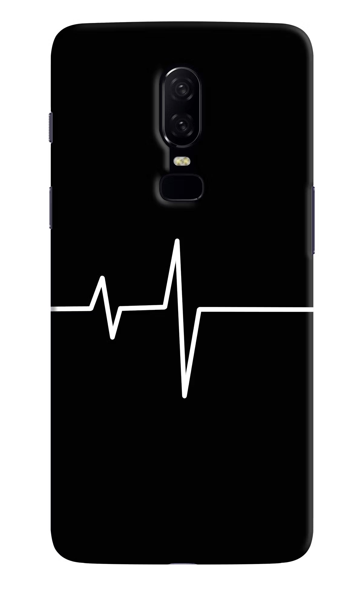 Heart Beats Oneplus 6 Hard Case Back Cover by Casekaro