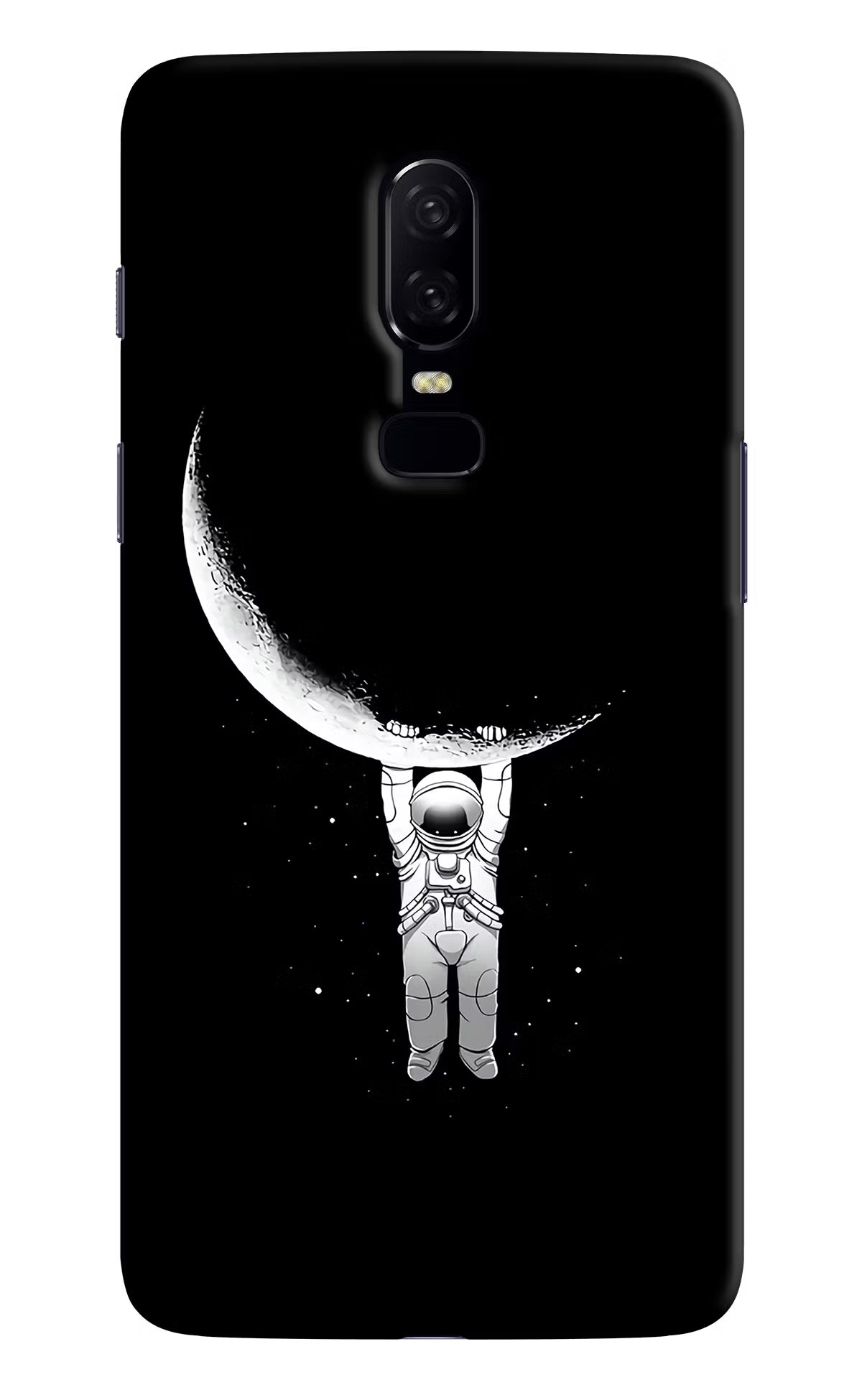 Moon Space Oneplus 6 Hard Case Back Cover by Casekaro