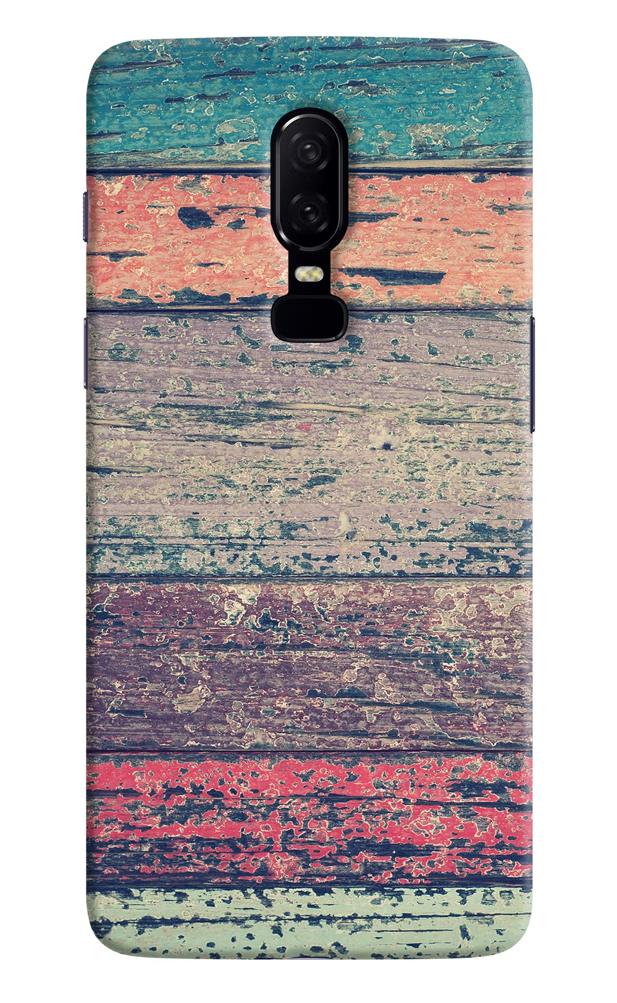 Colourful Wall Oneplus 6 Hard Case Back Cover by Casekaro