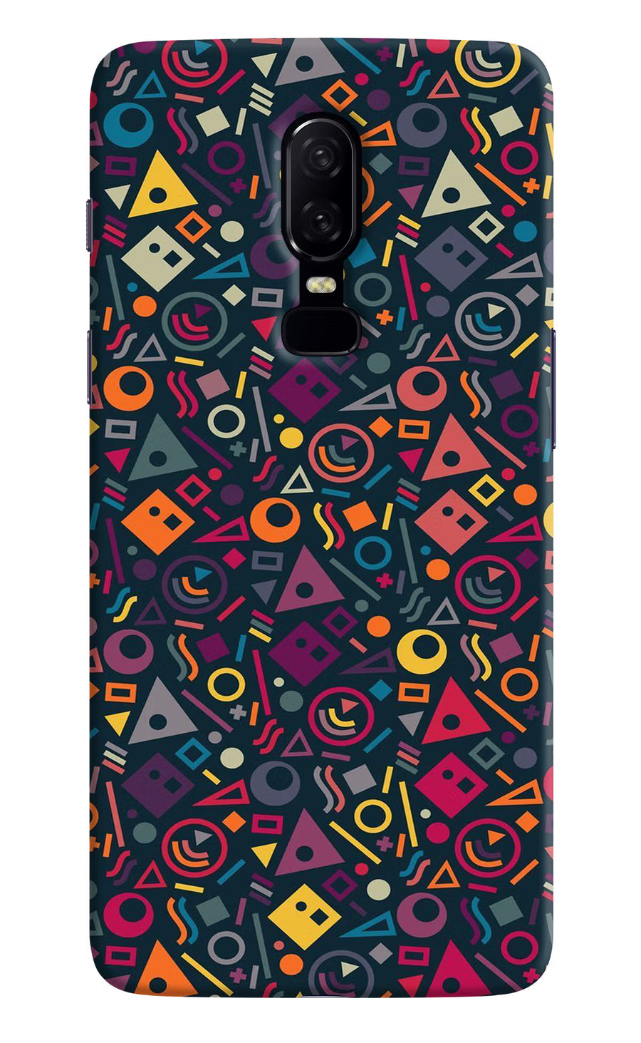 Geometric Abstract Oneplus 6 Back Cover, Hard case