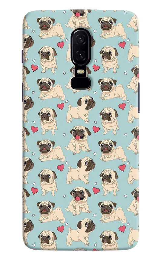 Pug Dog Oneplus 6 Hard Case Back Cover by Casekaro