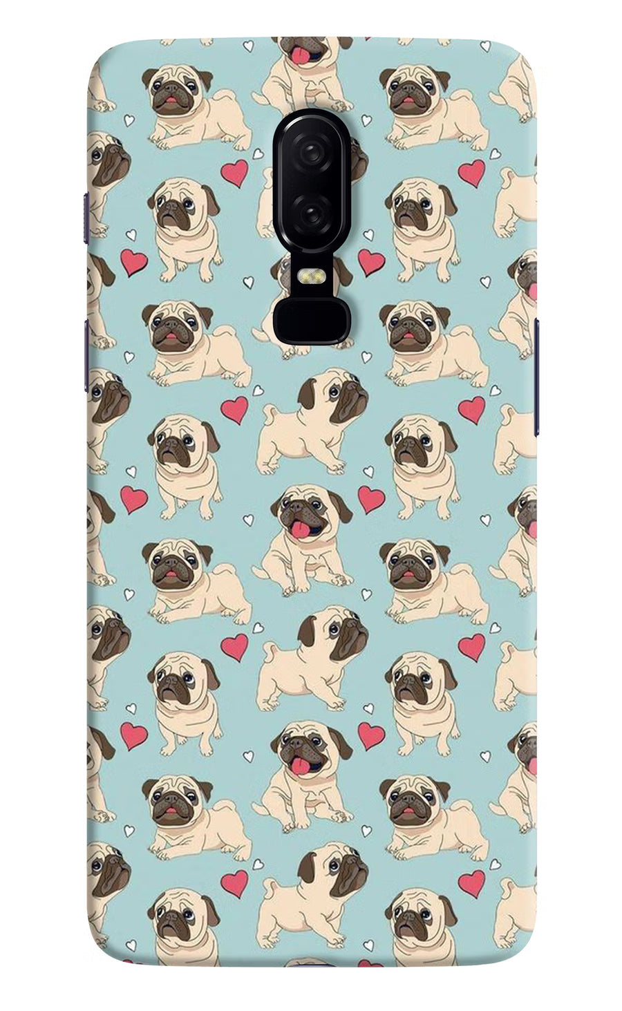 Pug Dog Oneplus 6 Back Cover, Hard case