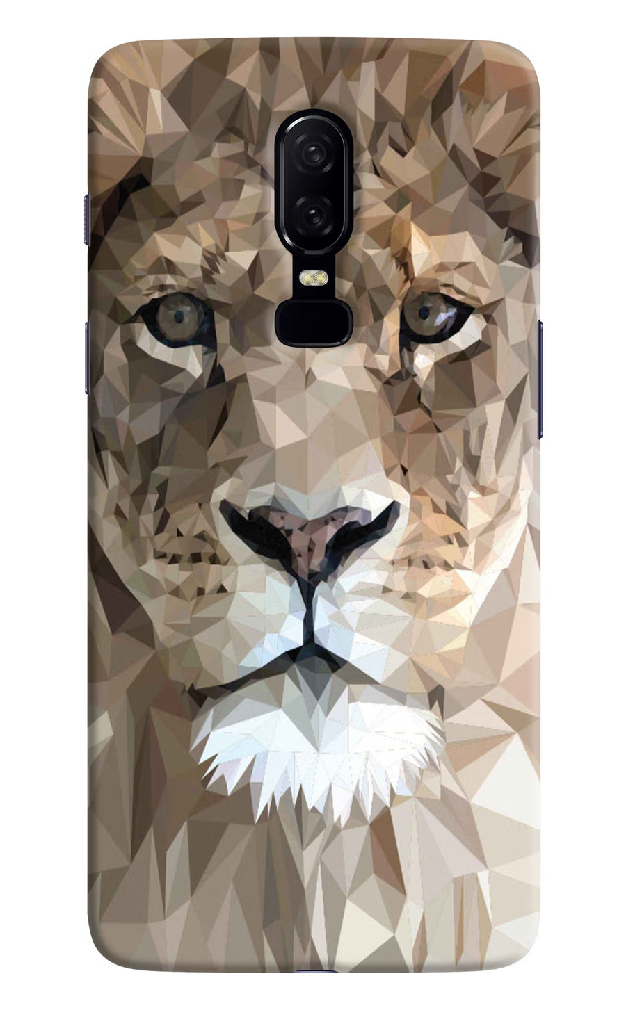 Lion Art Oneplus 6 Back Cover, Hard case
