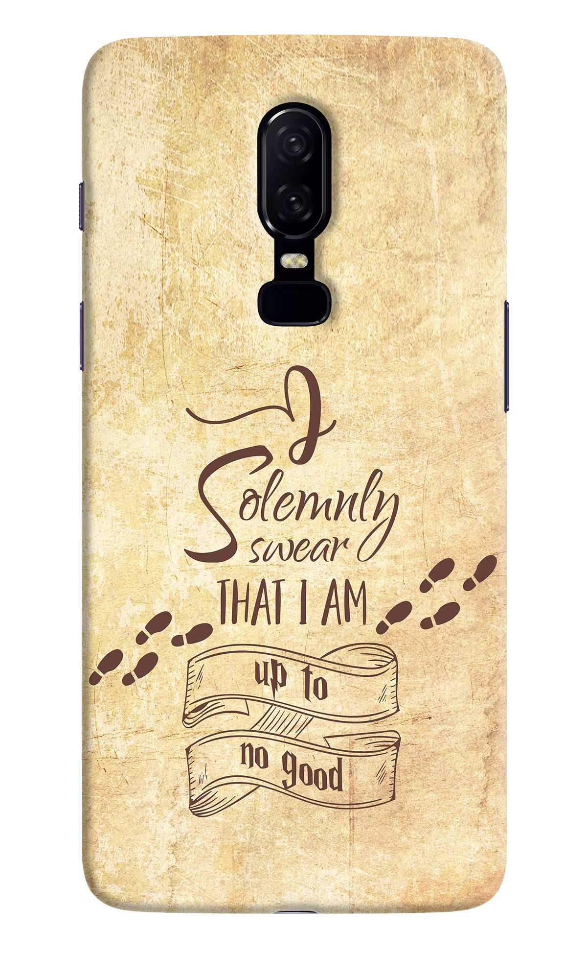 I Solemnly swear that i up to no good Oneplus 6 Hard Case Back Cover by Casekaro