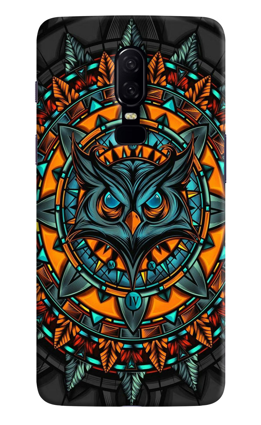 Angry Owl Art Oneplus 6 Back Cover, Hard case