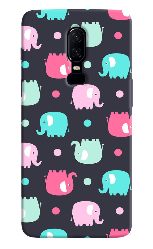 Elephants Oneplus 6 Hard Case Back Cover by Casekaro