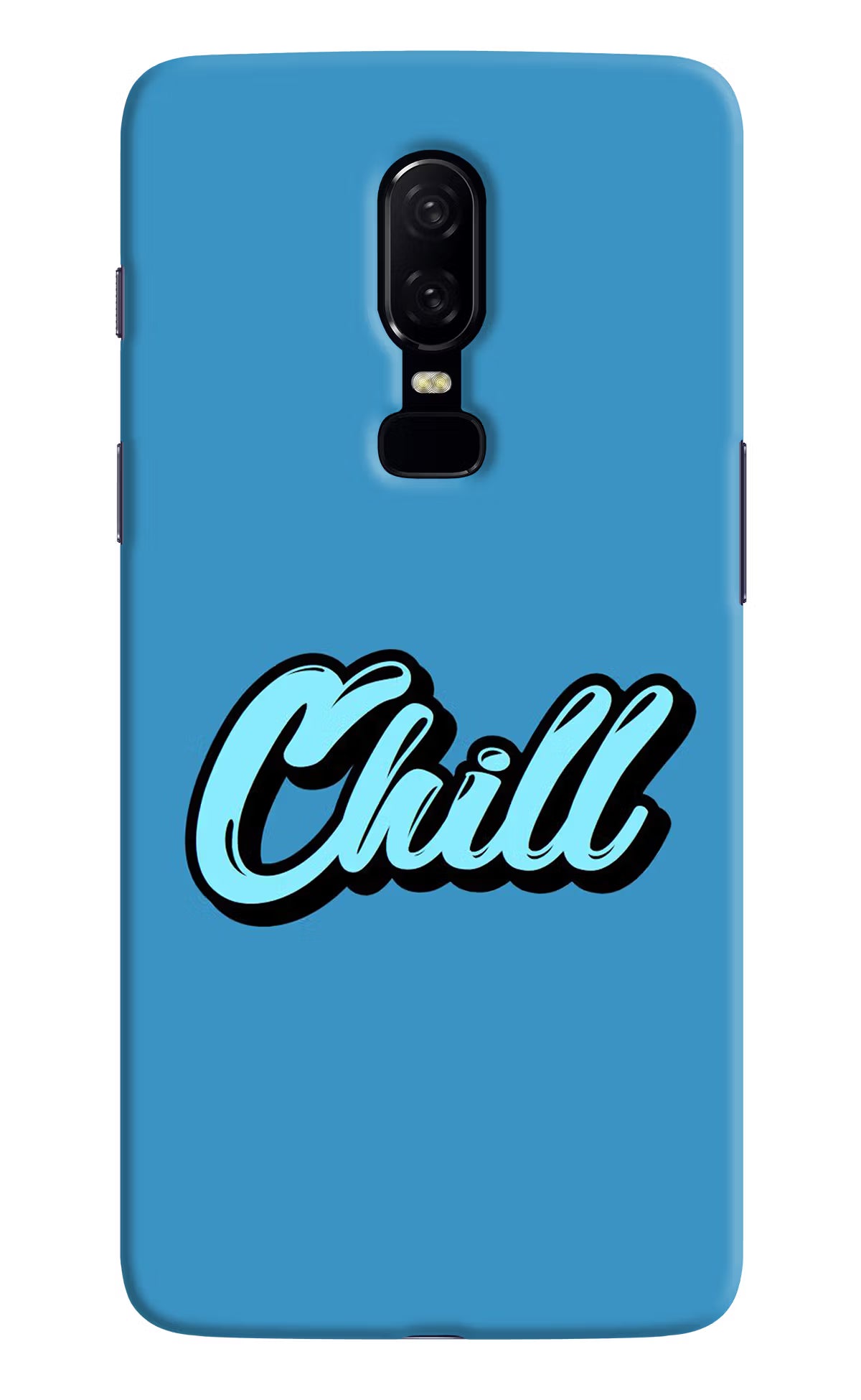 Chill Oneplus 6 Hard Case Back Cover by Casekaro
