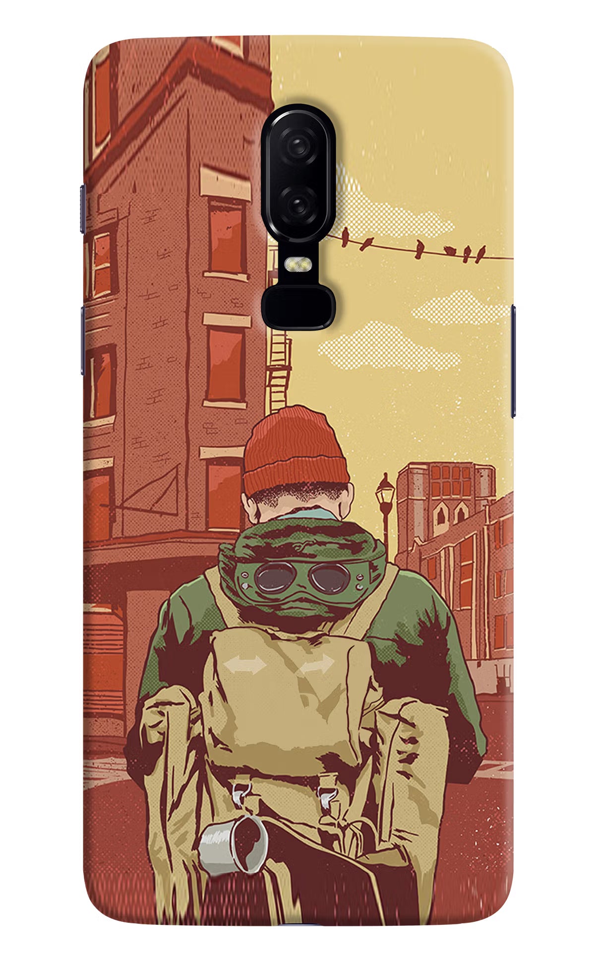 Adventurous Oneplus 6 Hard Case Back Cover by Casekaro