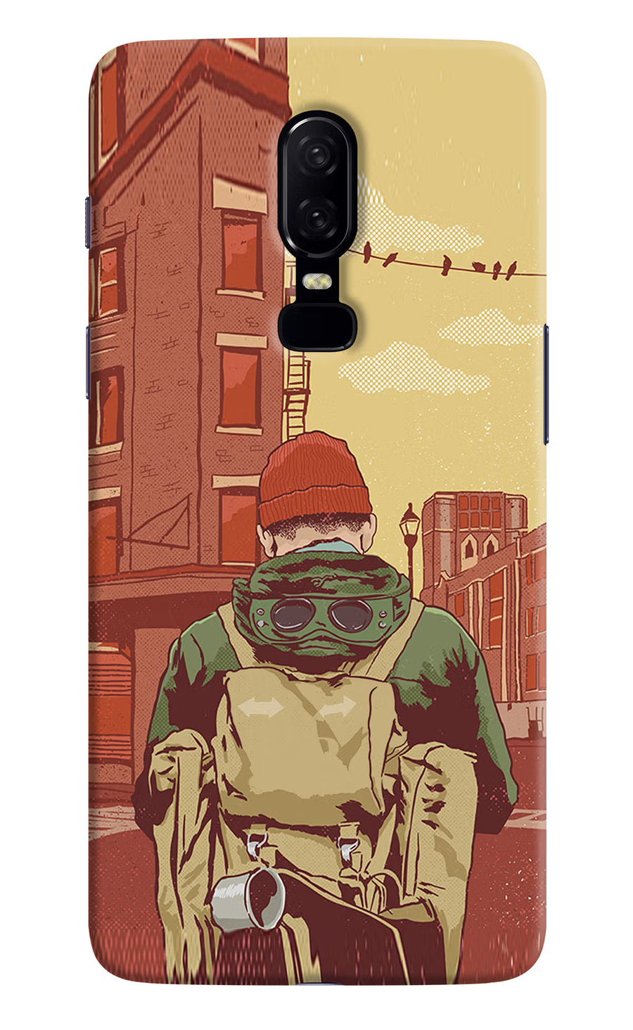 Adventurous Oneplus 6 Back Cover, Hard case