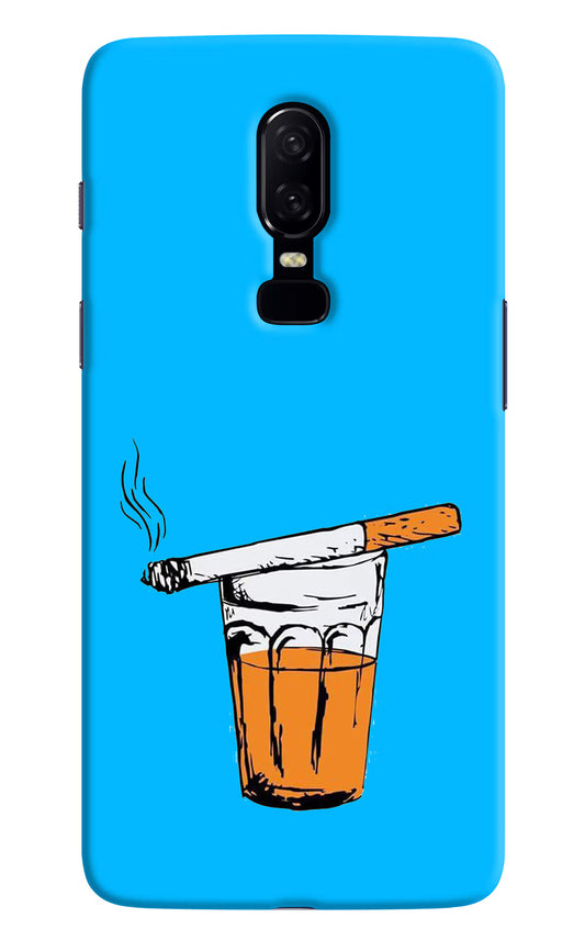 Chai Sutta Oneplus 6 Hard Case Back Cover by Casekaro
