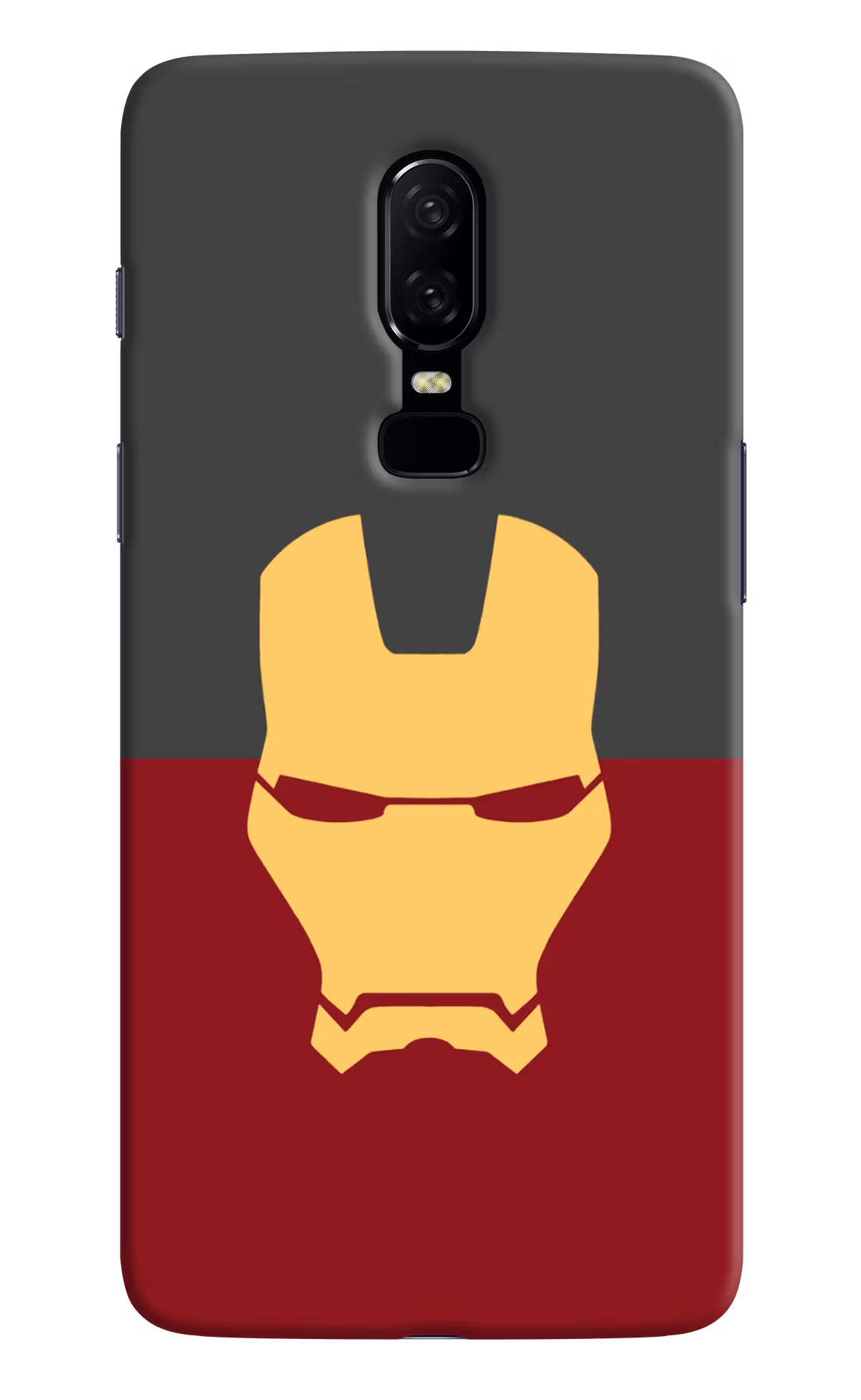 Ironman Oneplus 6 Hard Case Back Cover by Casekaro