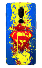 Superman logo Oneplus 6 Hard Case Back Cover by Casekaro
