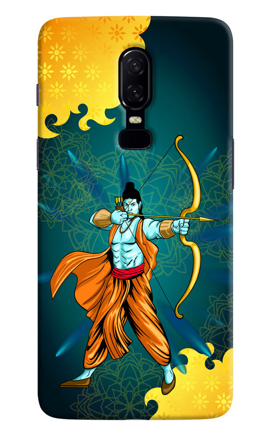 Lord Ram - 6 Oneplus 6 Hard Case Back Cover by Casekaro