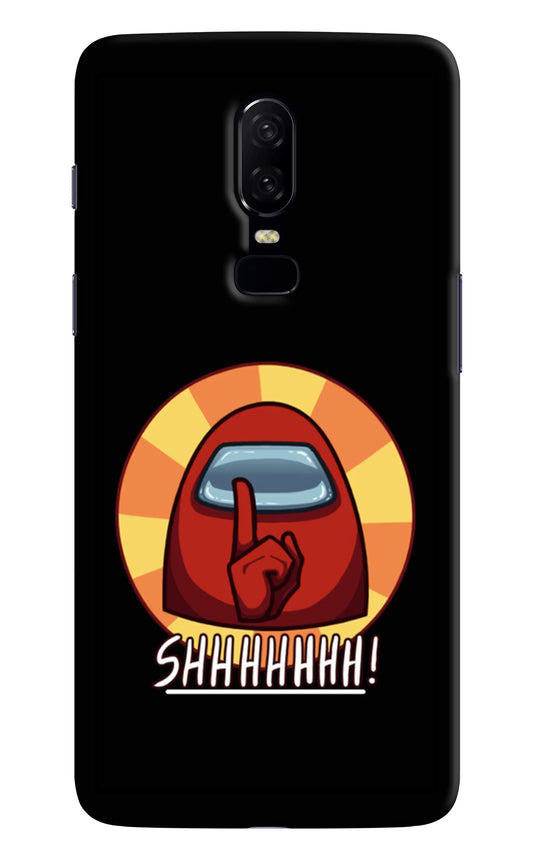 Among Us Shhh! Oneplus 6 Hard Case Back Cover by Casekaro