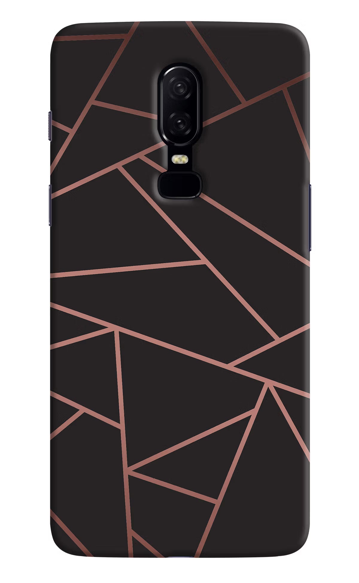 Geometric Pattern Oneplus 6 Hard Case Back Cover by Casekaro