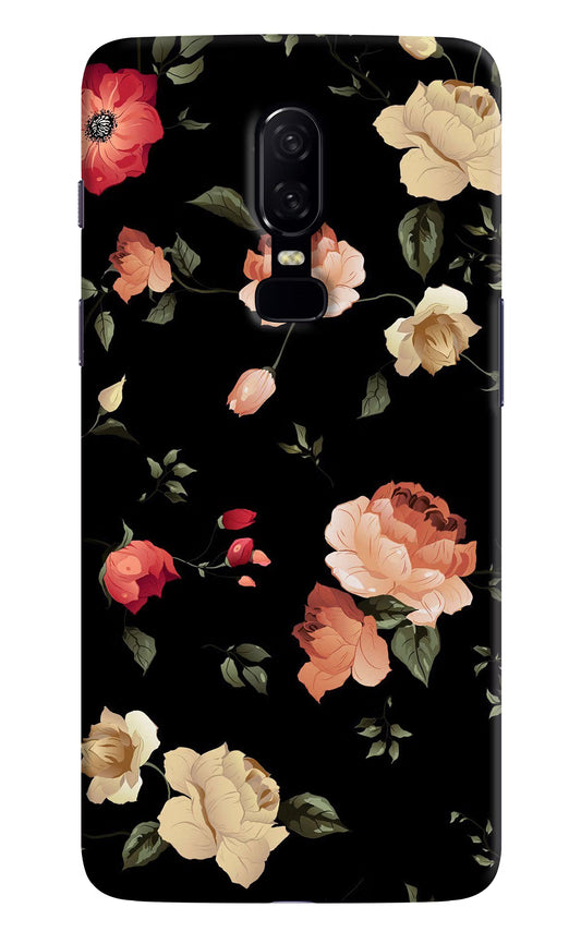 Flowers Oneplus 6 Hard Case Back Cover by Casekaro