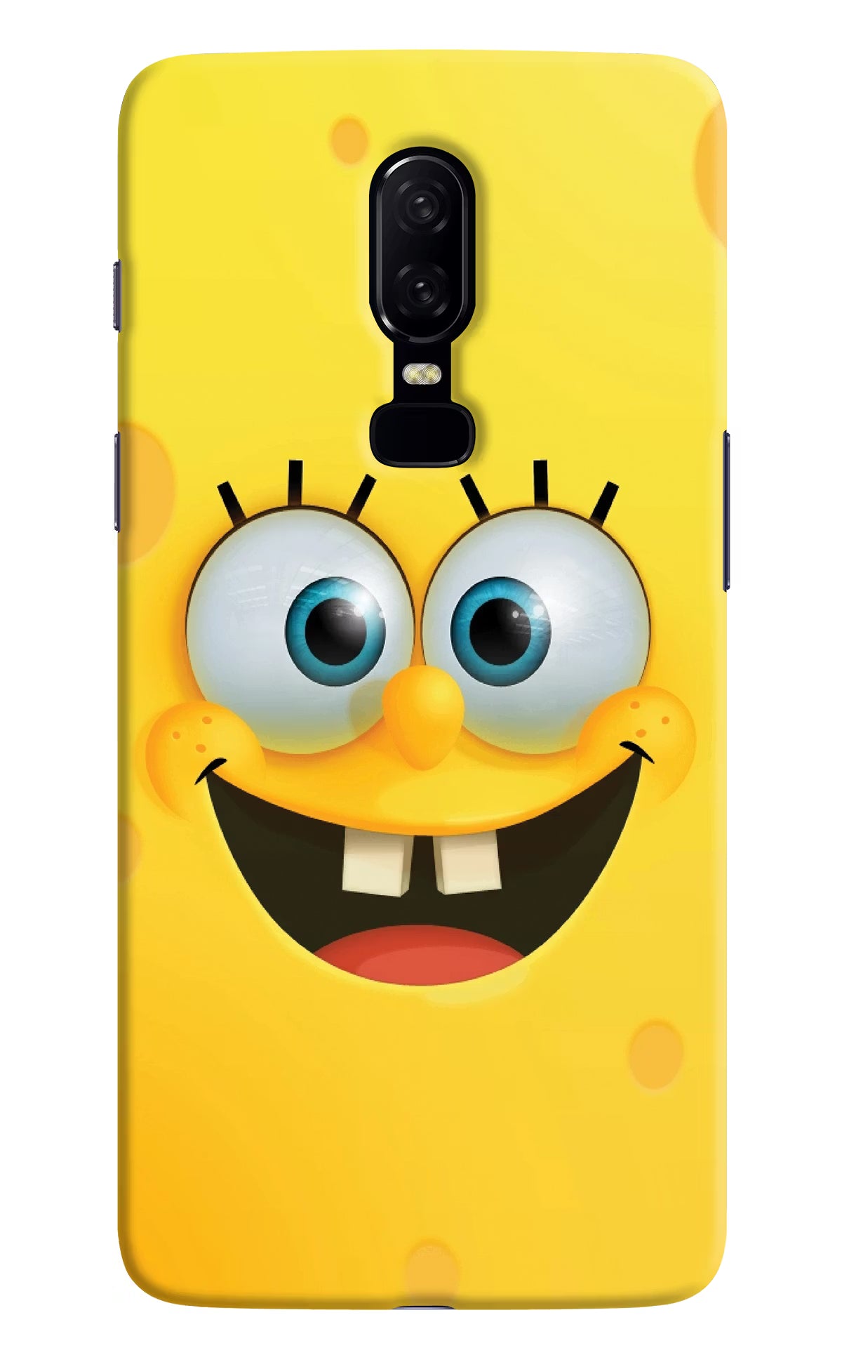 Sponge 1 Oneplus 6 Hard Case Back Cover by Casekaro
