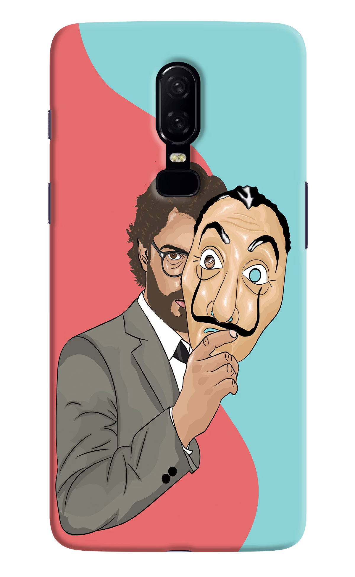 Professor Oneplus 6 Hard Case Back Cover by Casekaro