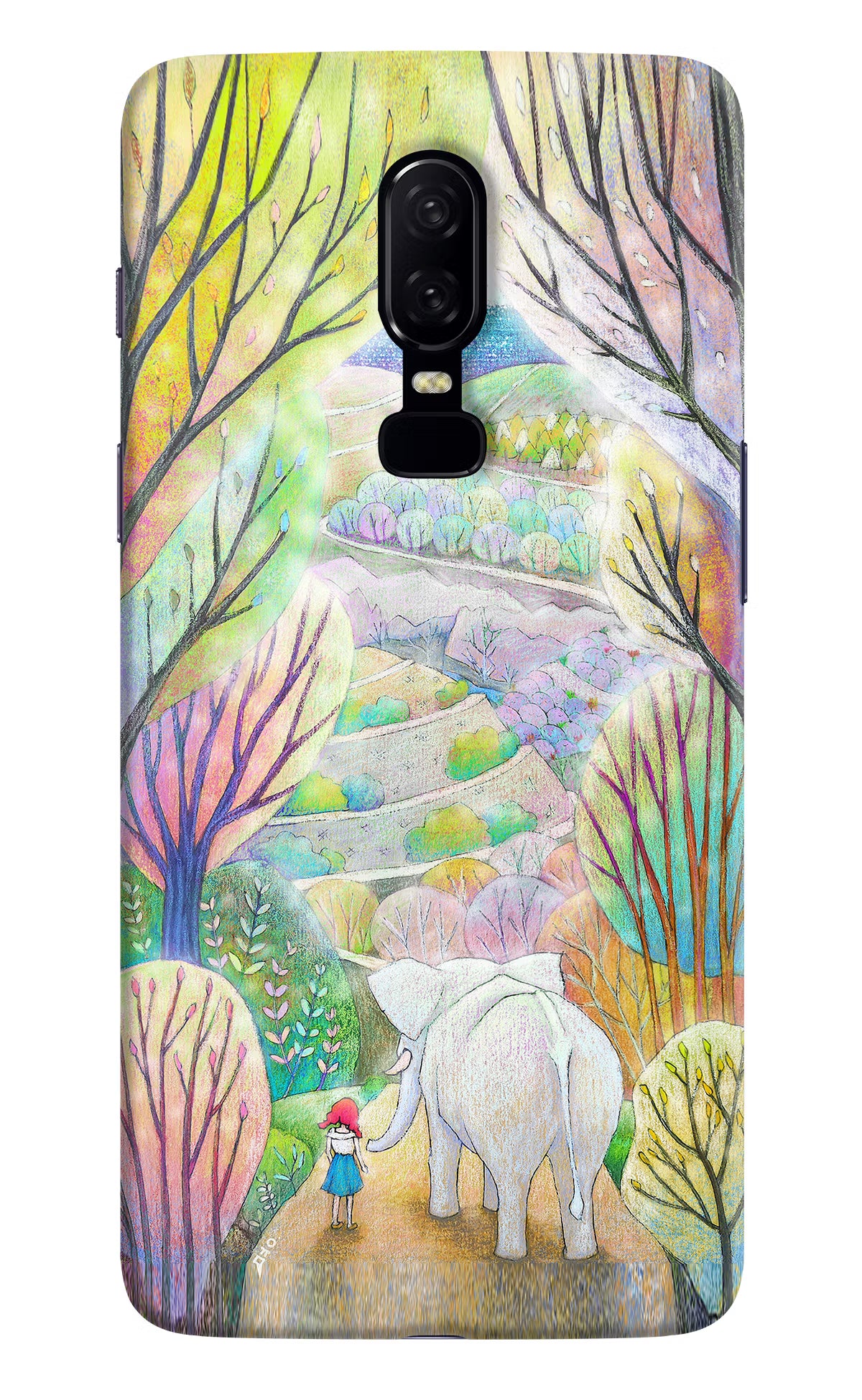 Nature Painting Oneplus 6 Hard Case Back Cover by Casekaro