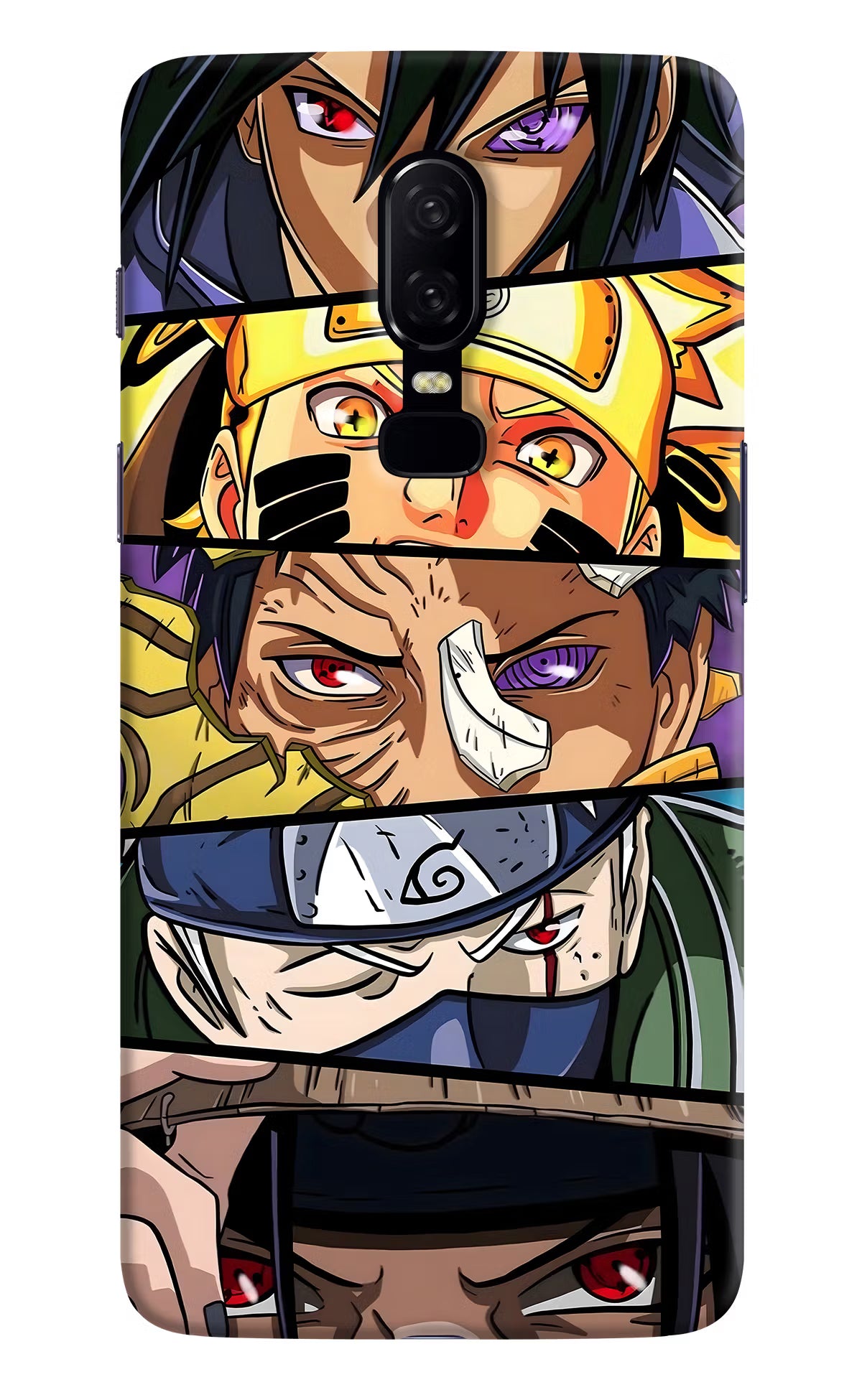 Naruto Character Oneplus 6 Hard Case Back Cover by Casekaro