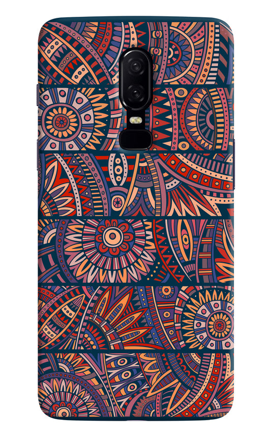 African Culture Design Oneplus 6 Hard Case Back Cover by Casekaro