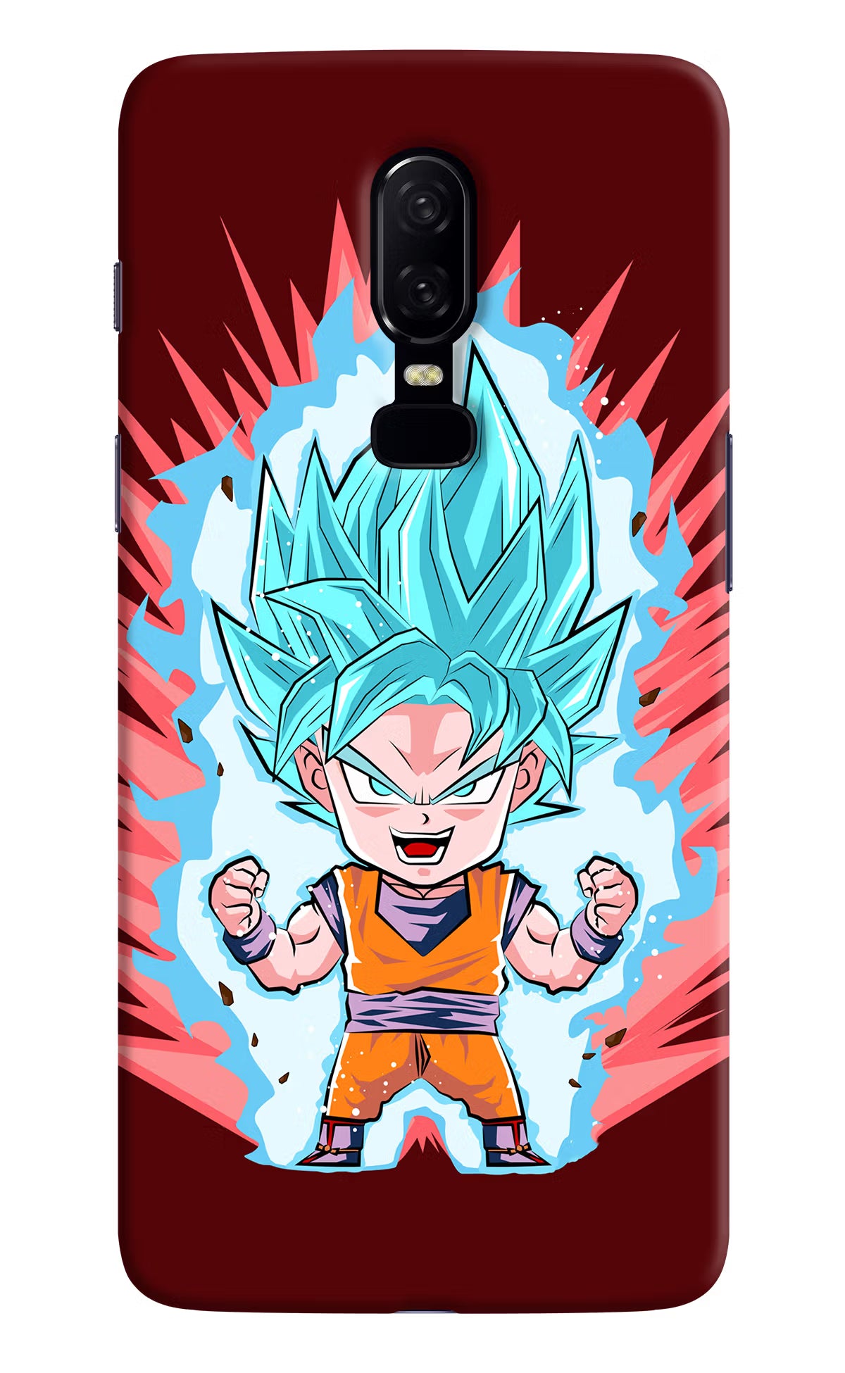 Goku Little Oneplus 6 Hard Case Back Cover by Casekaro
