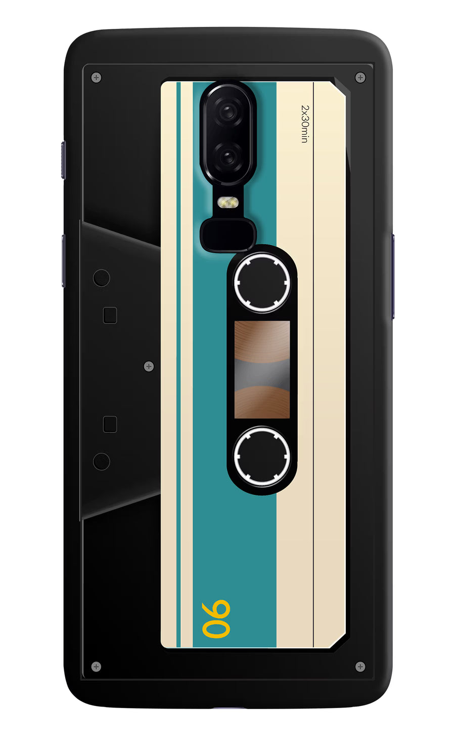 Cassette Oneplus 6 Back Cover, Hard case