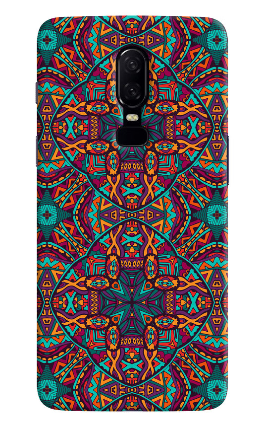 Colour Mandala Oneplus 6 Hard Case Back Cover by Casekaro