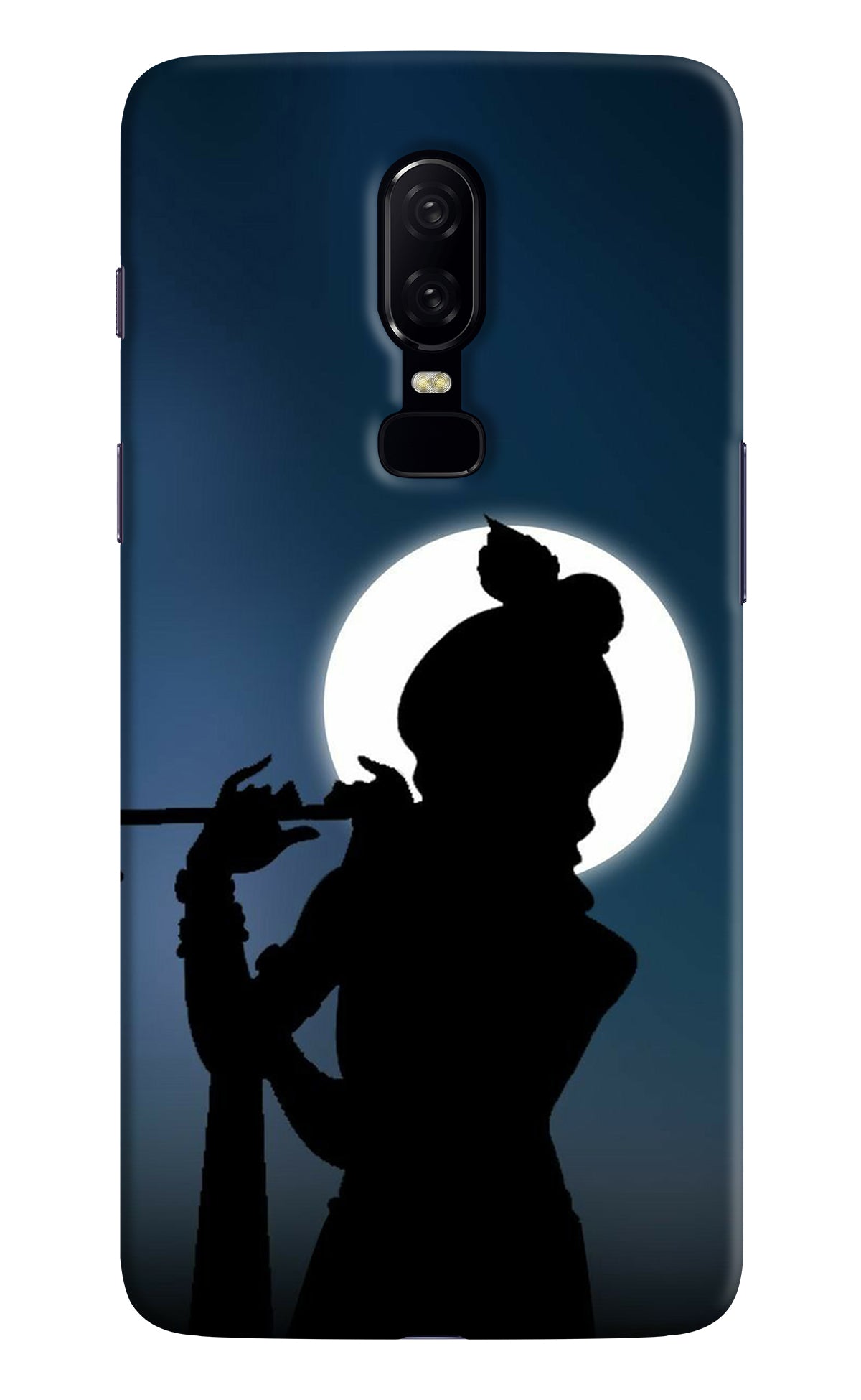 Shri Krishna Silhouette Oneplus 6 Back Cover