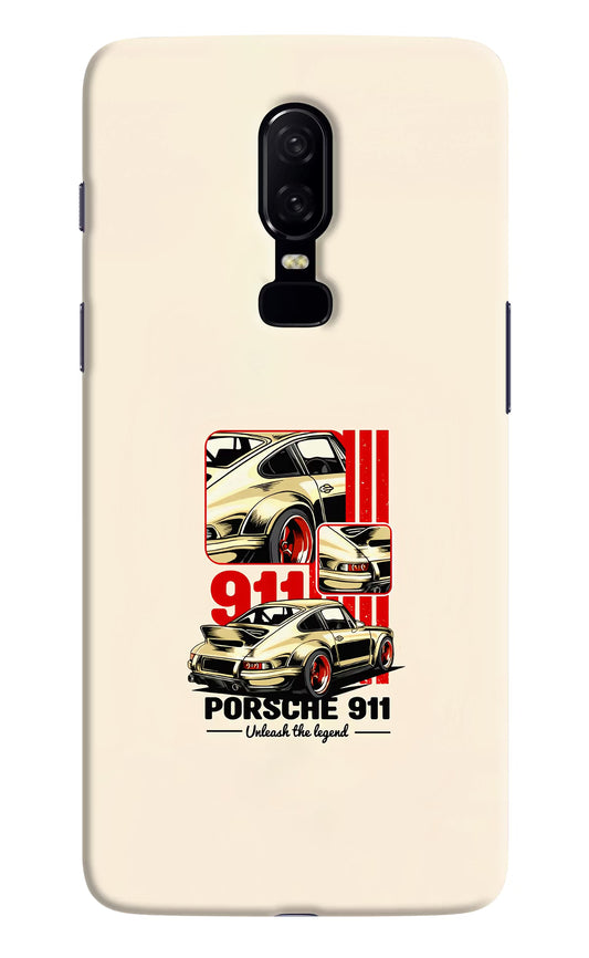 Classic Porsche 911 Oneplus 6 Hard Case Back Cover by Casekaro