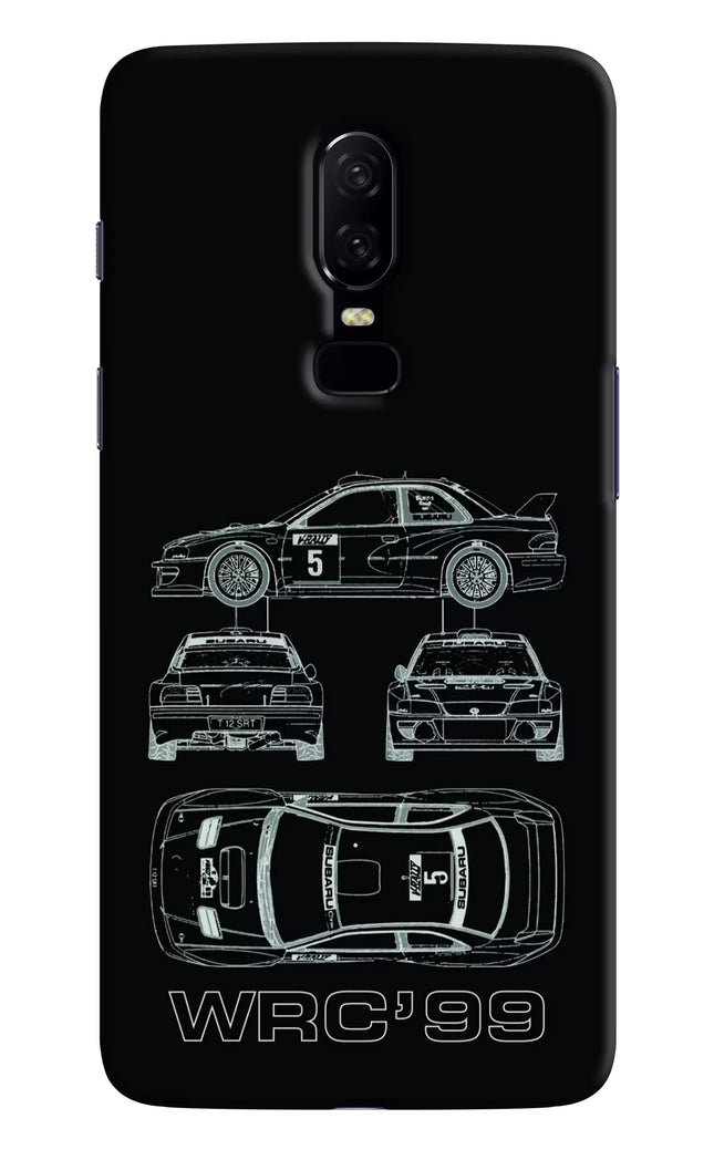 WRC'99 Oneplus 6 Hard Case Back Cover by Casekaro