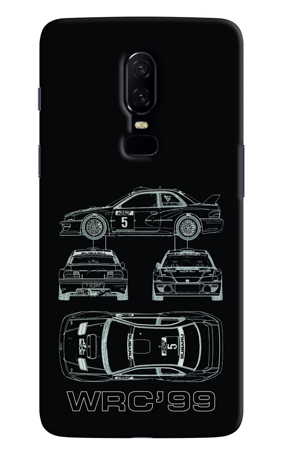 WRC'99 Oneplus 6 Back Cover, Hard case