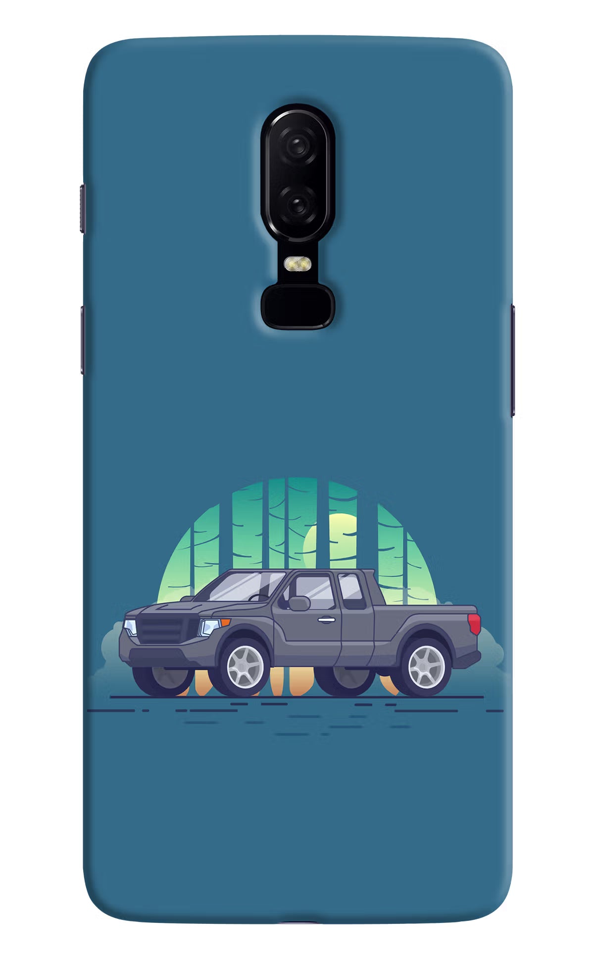 Retro Garage Vibe Oneplus 6 Hard Case Back Cover by Casekaro