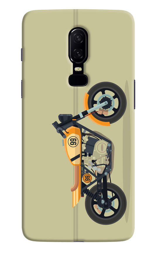 Vertical Speedster Oneplus 6 Hard Case Back Cover by Casekaro