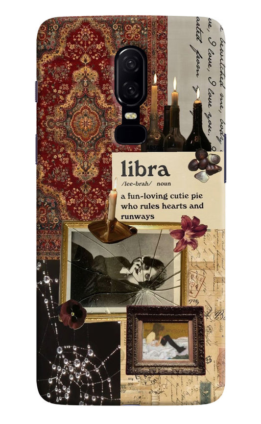 Libra Zodiac Oneplus 6 Hard Case Back Cover by Casekaro