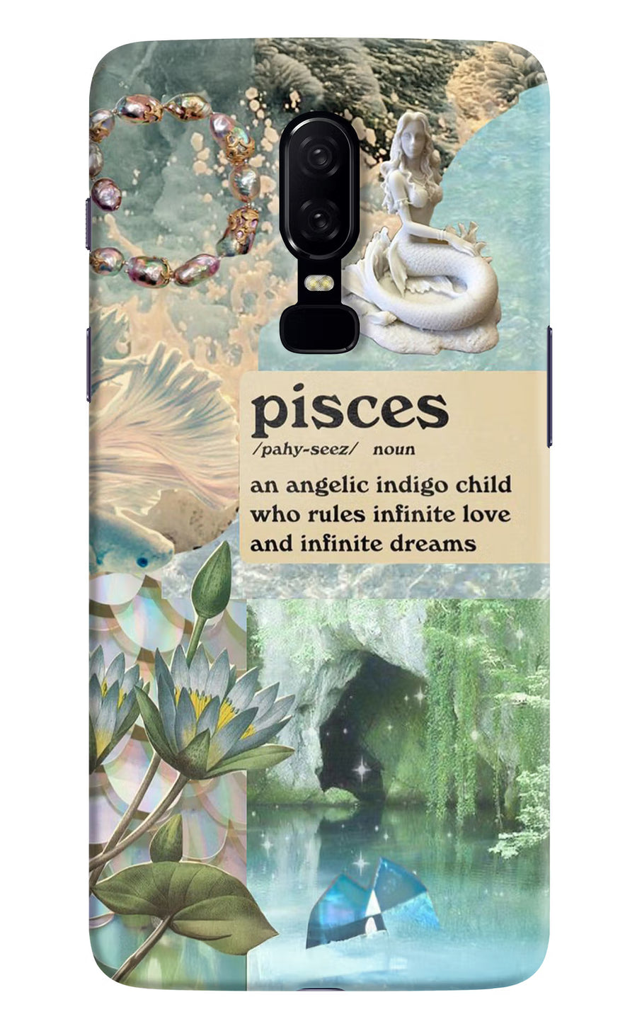 Pisces Zodiac Oneplus 6 Back Cover, Hard case