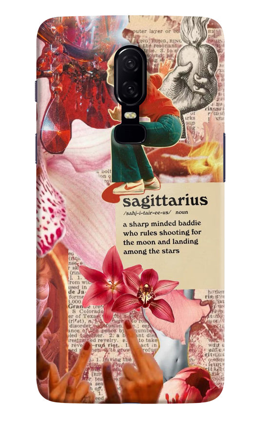 Sagittarius Zodiac Oneplus 6 Hard Case Back Cover by Casekaro
