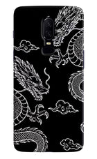 Twin Dragons Oneplus 6 Hard Case Back Cover by Casekaro