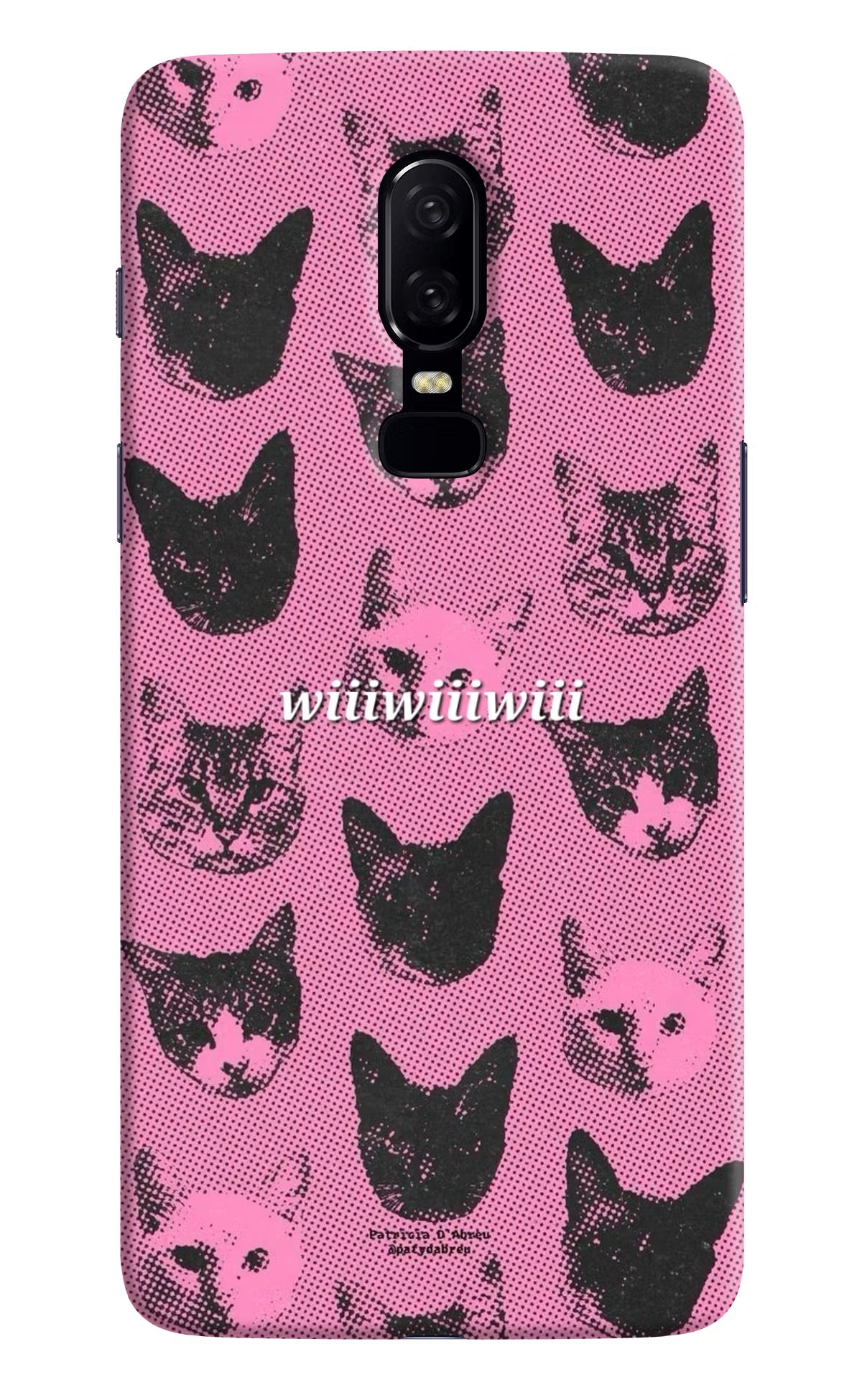 Pink Cats Oneplus 6 Back Cover