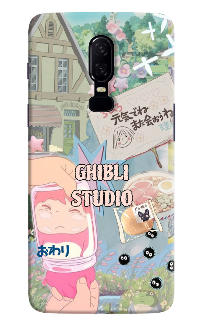 Studio Ghibli Oneplus 6 Hard Case Back Cover by Casekaro