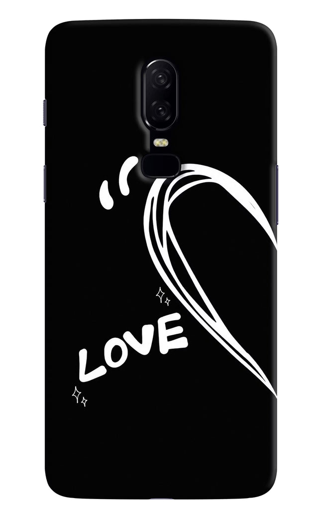 Love Line Oneplus 6 Hard Case Back Cover by Casekaro