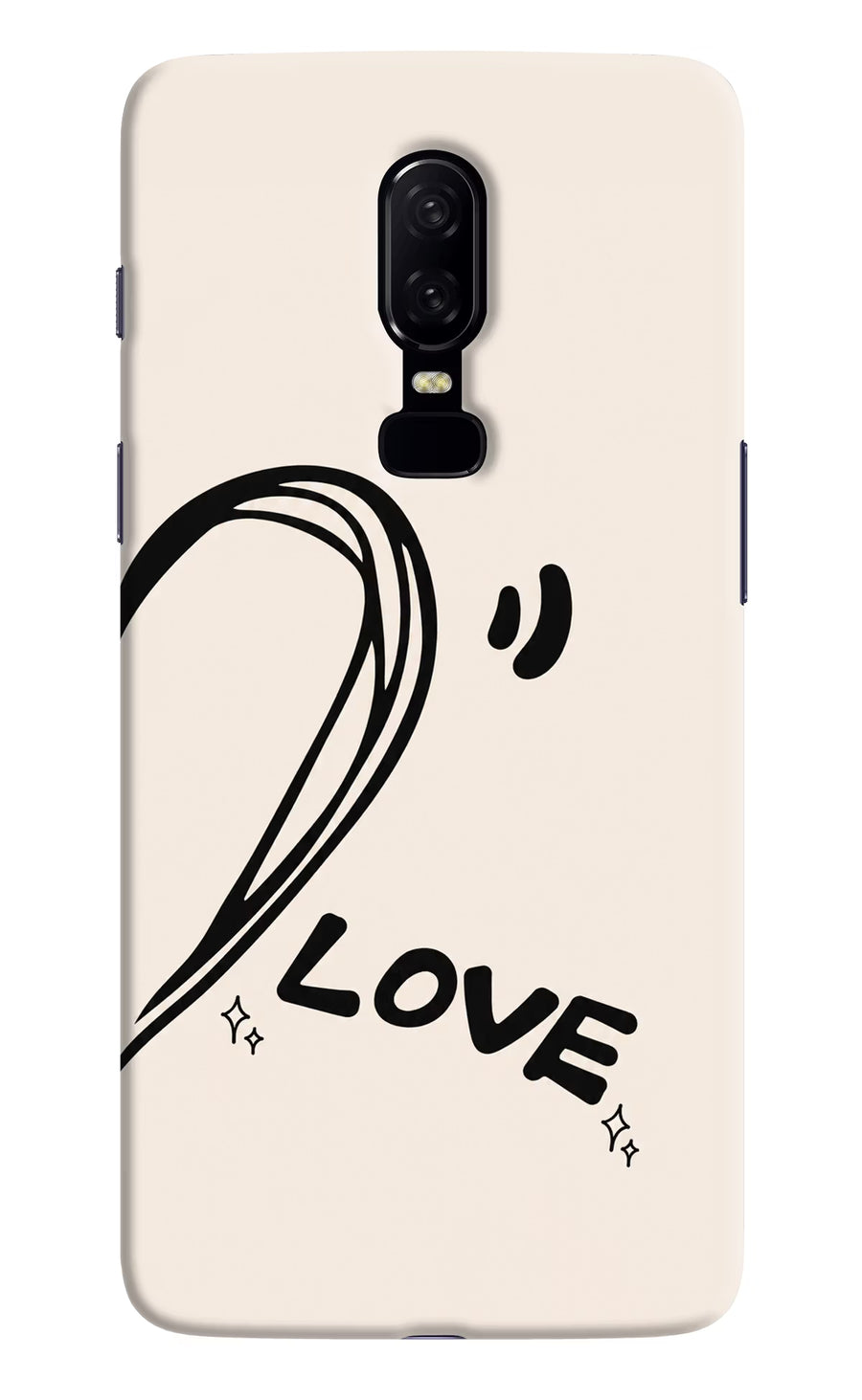 Soul Line Oneplus 6 Back Cover, Hard case