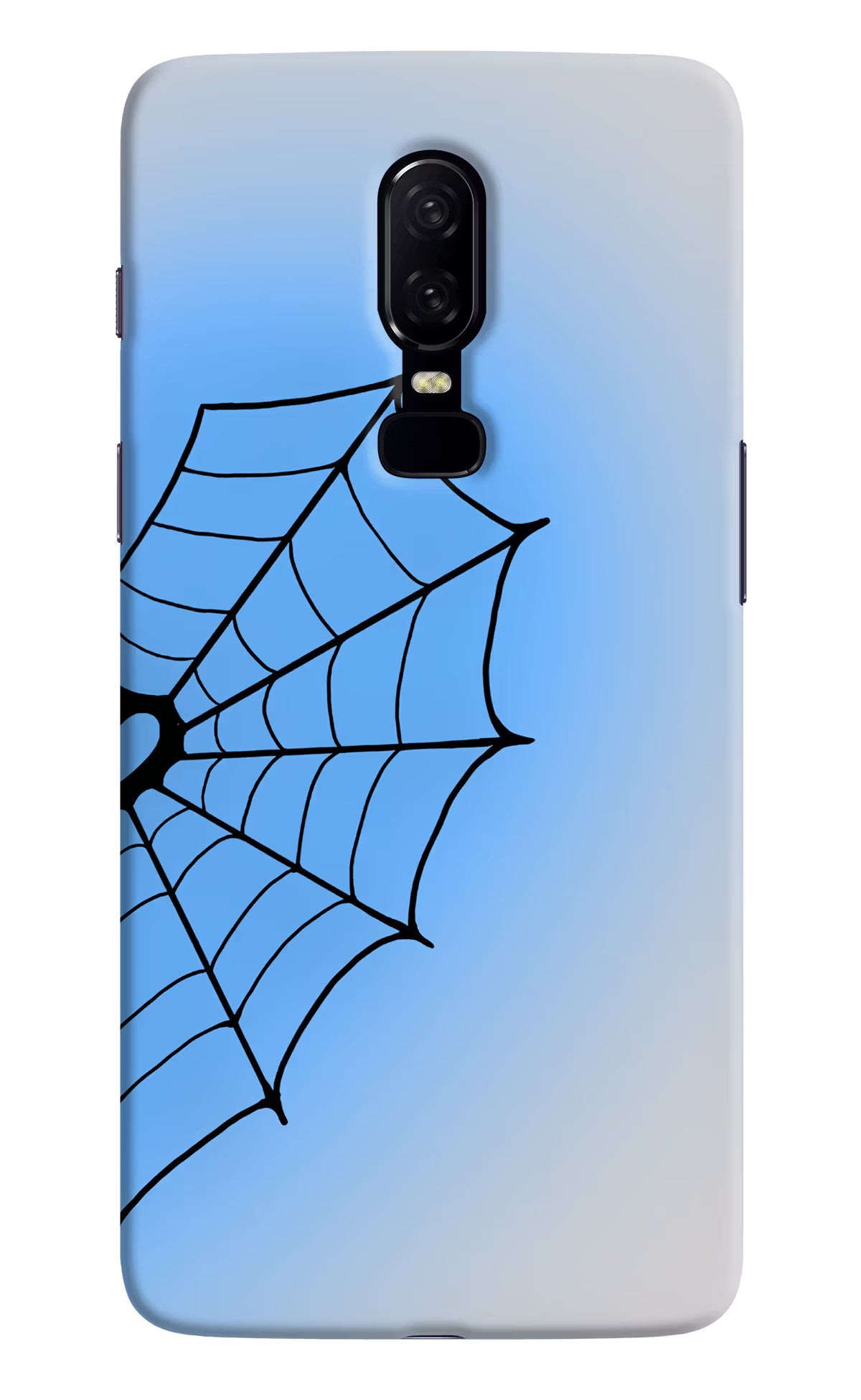 Blue Web Oneplus 6 Back Cover